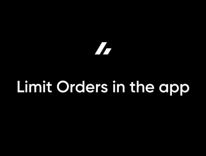 Limit Orders Now Available in the Bitvavo App