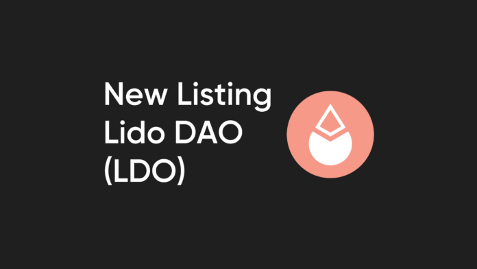 Bitvavo lists Lido DAO (LDO)