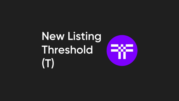 Bitvavo lists Threshold (T)