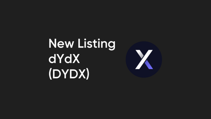 Bitvavo lists dYdX (DYDX)